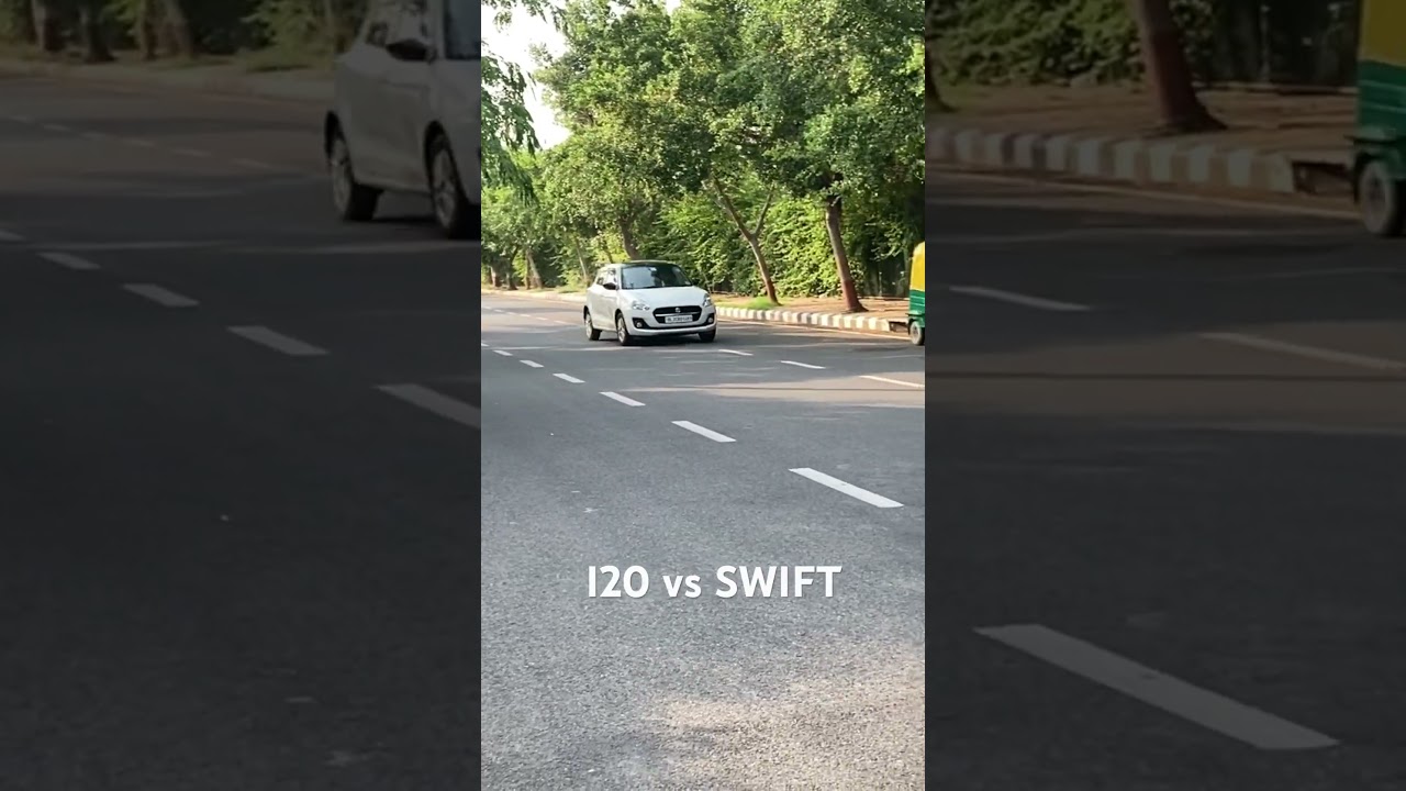 DRAG RACE I20 vs SWIFT #shortsfeed #race #dragrace #swift #i20