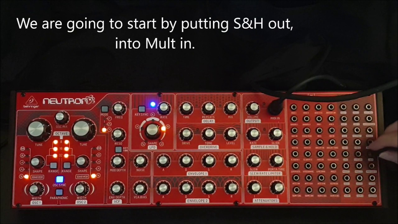 Behringer Neutron Tutorial  ( KRELL PATCH )