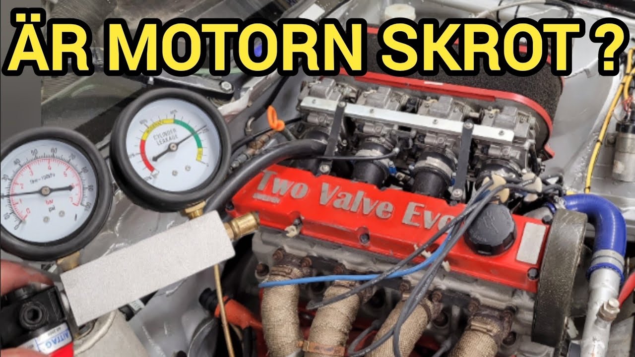 GÖR LEAKDOWN TEST PÅ EVO'N. Renovering av EVO'n, Ep:1