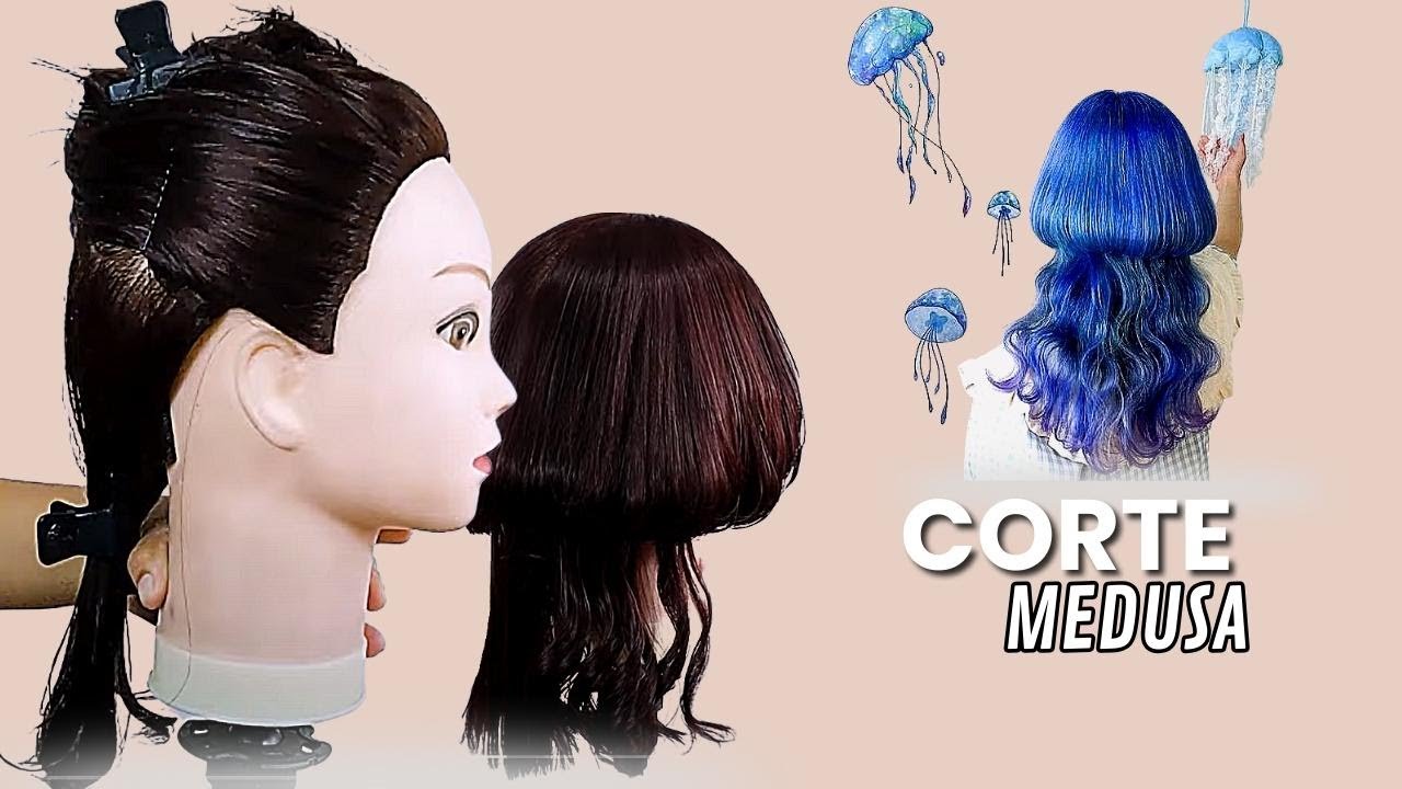 COMO HACER UN CORTE MEDUSA ►  JELLYFISH CUT  (corte estilo asiático)