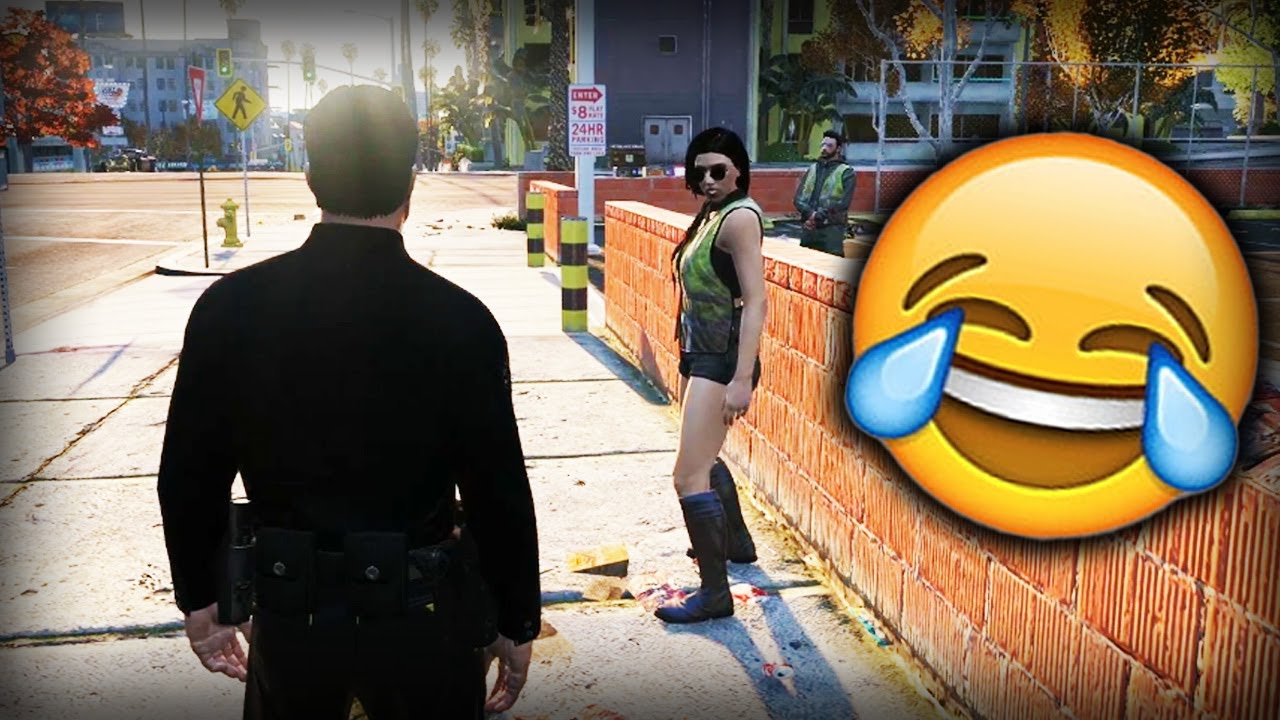 Brian Knight Can't Stop Laughing While Pulling Over His Ex GF! | NoPixel RP | GTA RP | CG