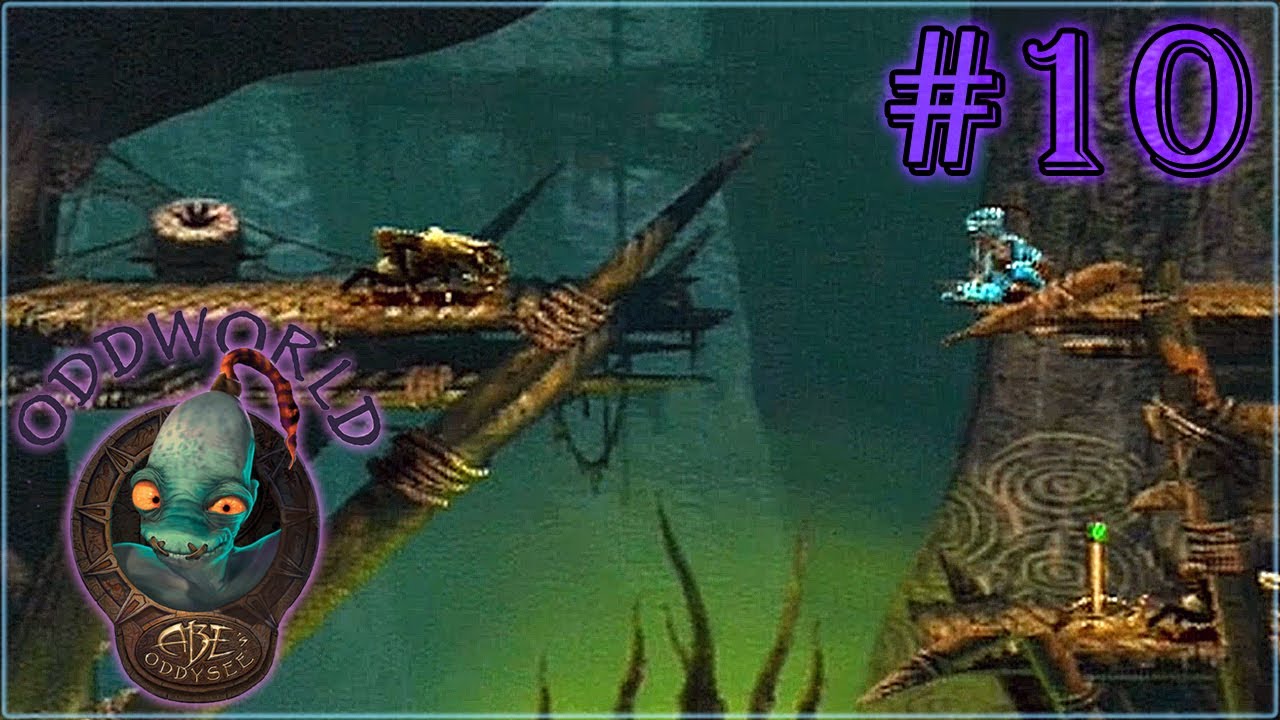 Door Number 1 - Paramonian Temple - Oddworld: Abe's Oddysee (PS1) - Gameplay Playthrough - Part 10