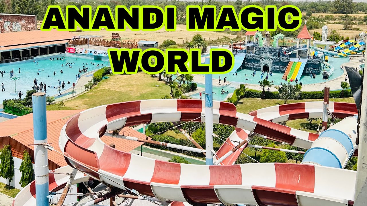 Anandi Water Park || Amusement park|| Anadi Magic world Kanpur road Best water park In Lucknow