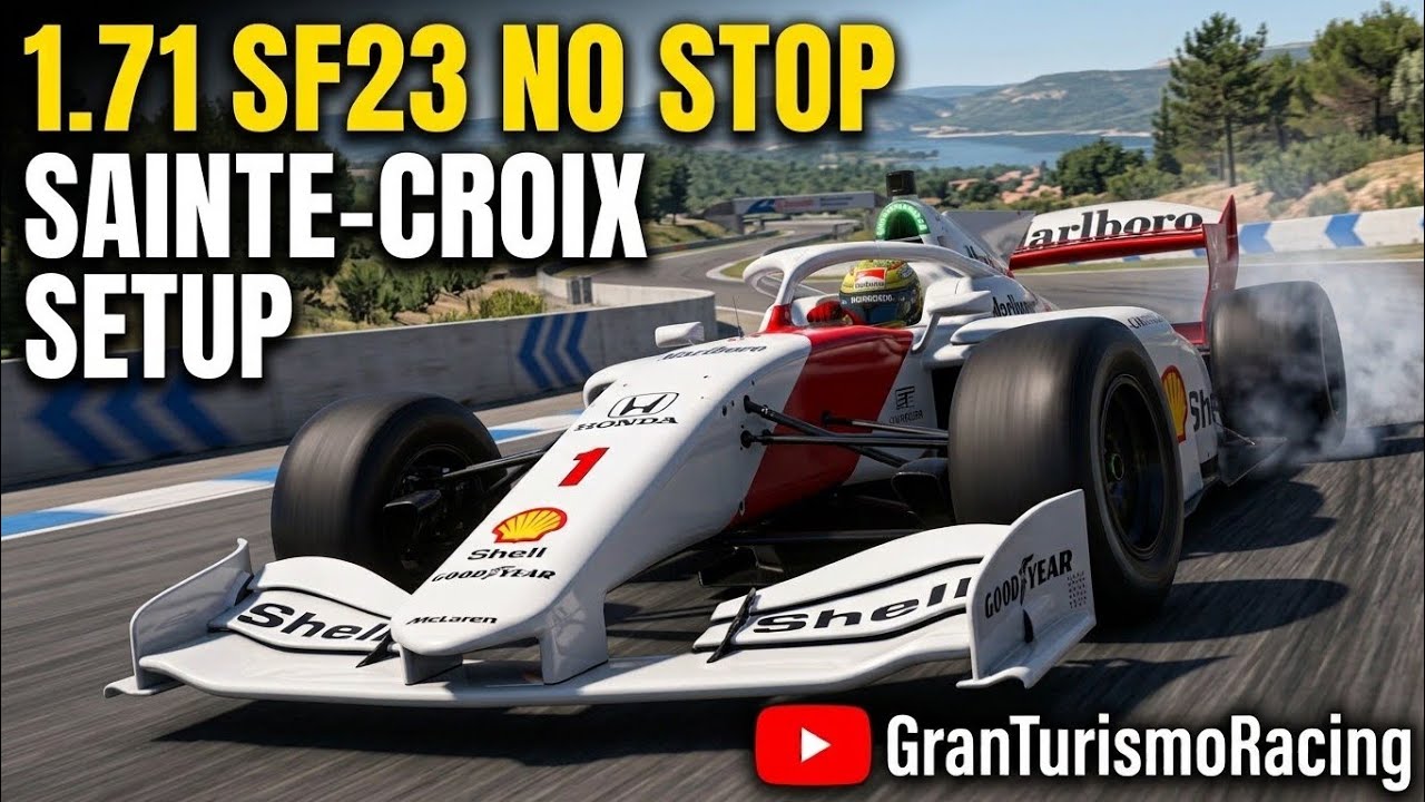 GT7 1.71 SUPER FORMULA SF23 SAINTE-CROIX NO STOP (+ setup)