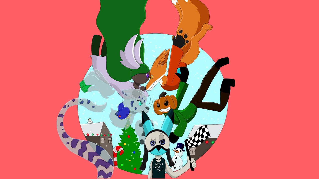 Village holiday decorating competition!!! With the Deerfox Crew!