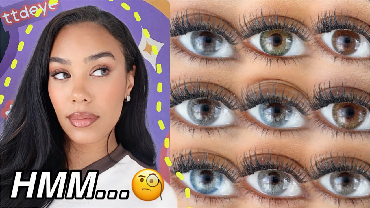 Natural Contacts TTDEYE?? Testing Prescription Contacts Under $25 + WEAR TEST!