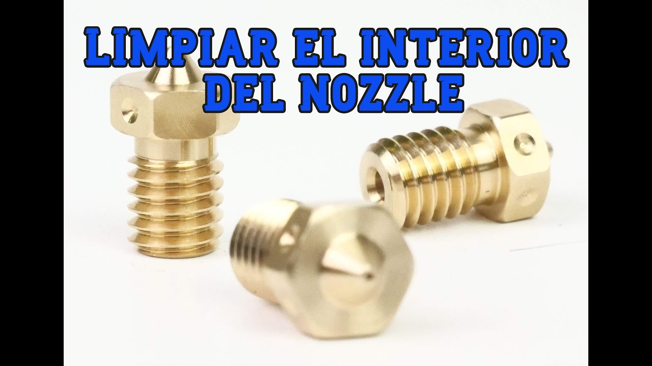 Limpiar boquilla / nozzle 3d internamente sin desmontar nada - clean nozzle -prusa - creality