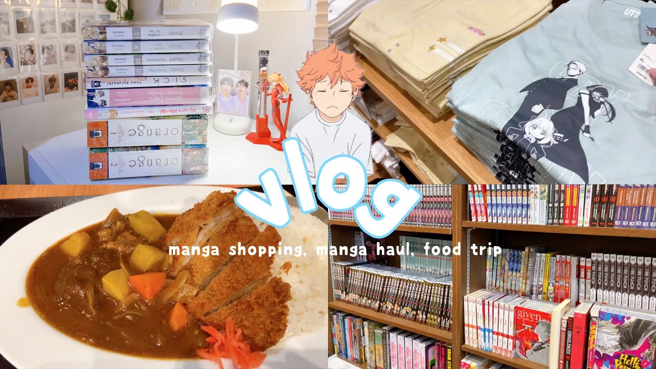 manga shopping + haul, food trip, buying apple watch SE, anime marathon | vlog