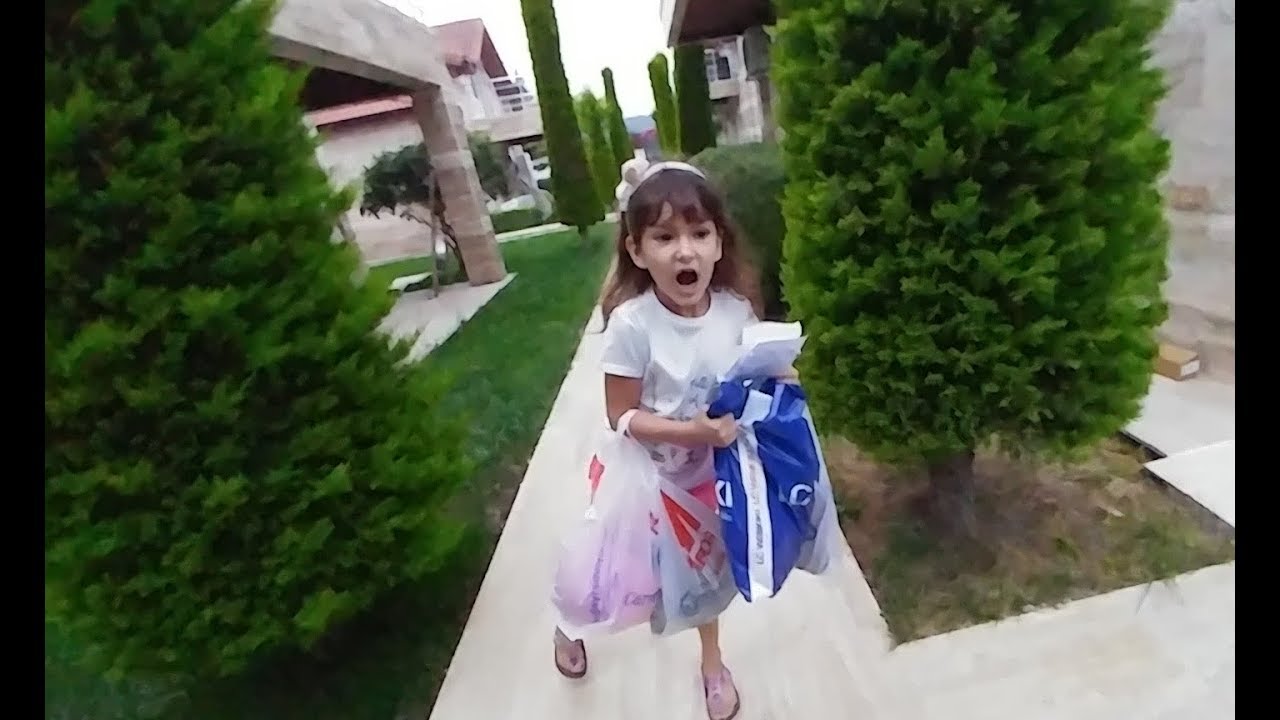 RESİM CHALLENGE. LERA ÇİZDİ ELİF İLE YARIŞTIK.MİGROS CARREFOUR ALIŞVERİŞ, EĞLENCELİ challenge  VİDEO