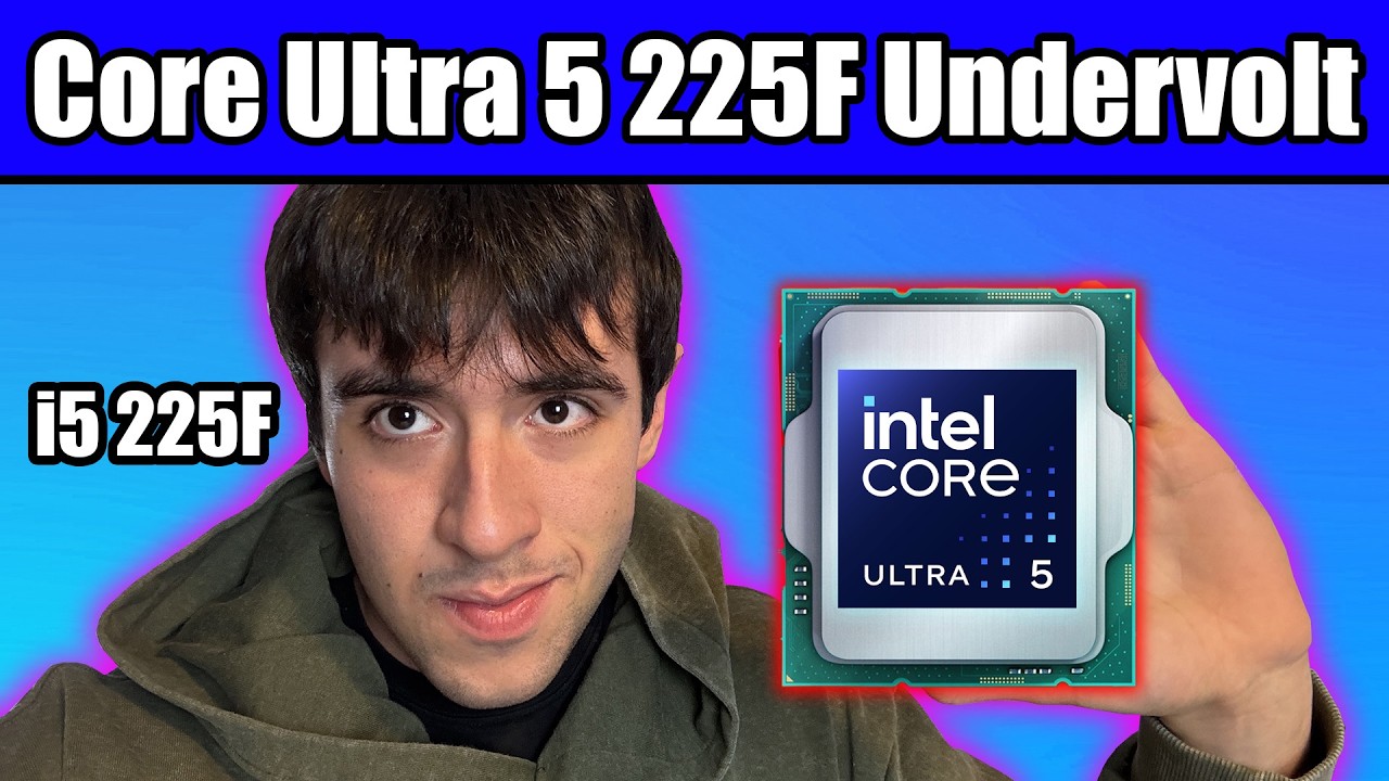 Undervolt your Core Ultra 5 225F for More FPS and Lower Temperatures! - Full Guide