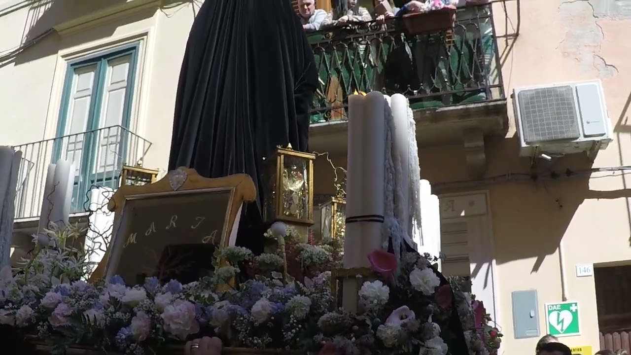 Addolorata Processione dei Misteri 2023 Sede Associazione Marcia Funebre Toselli.