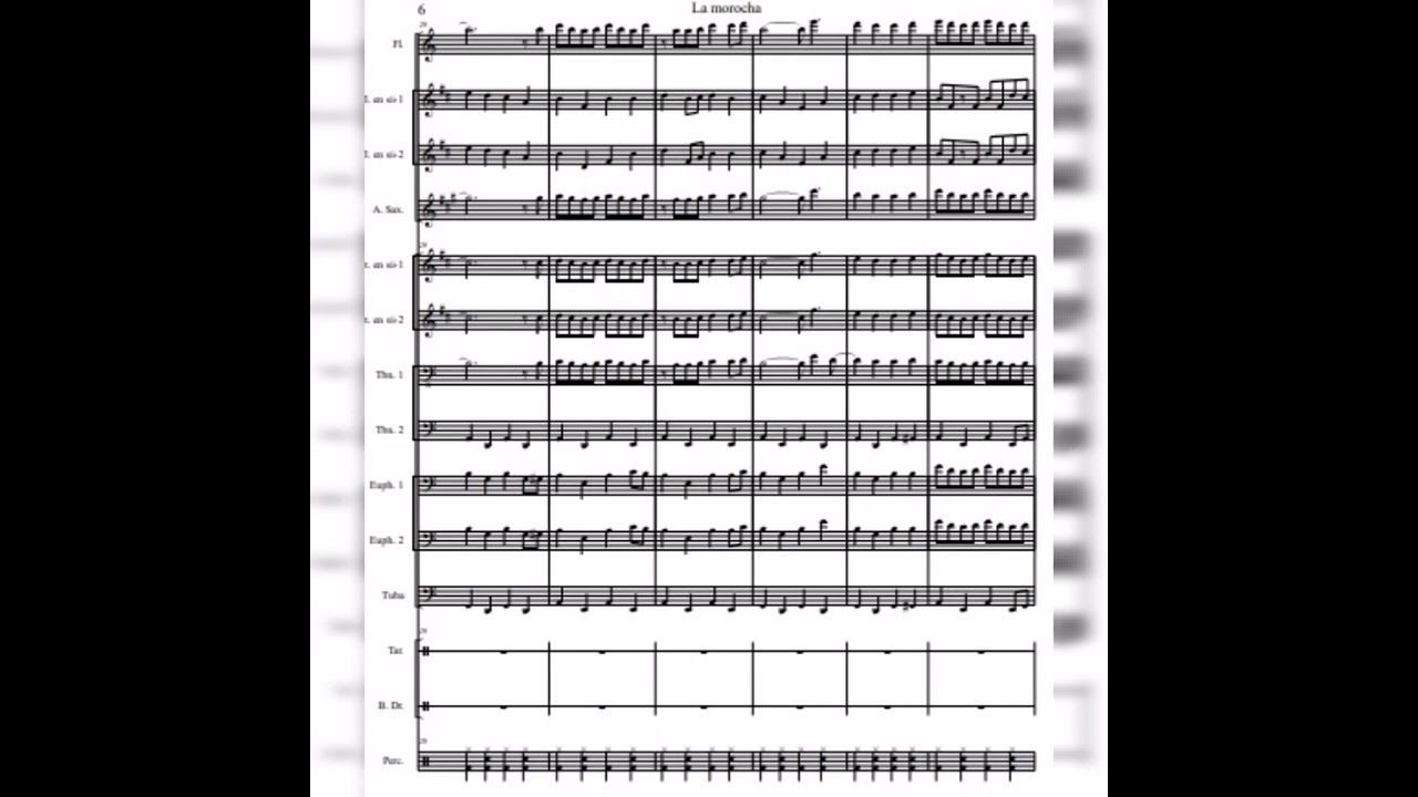 La morocha video score