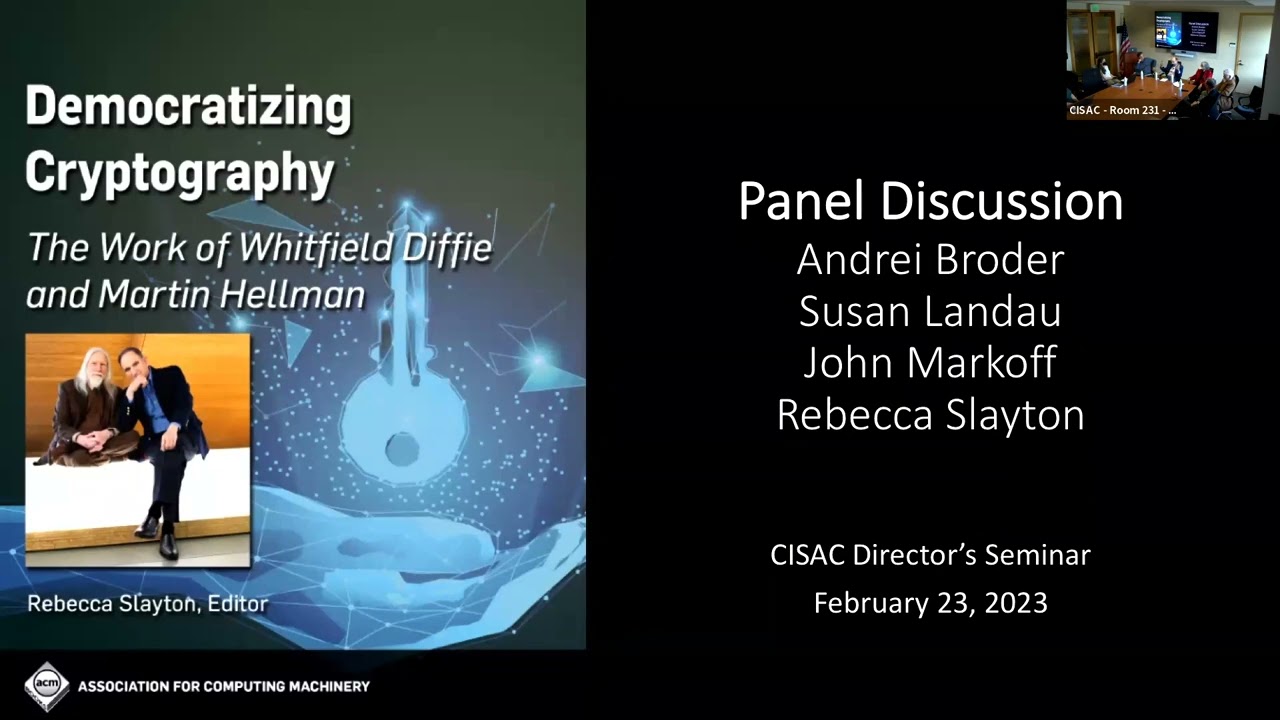 Democratizing Cryptography - The Work of Martin Hellman and Whitfield Diffie