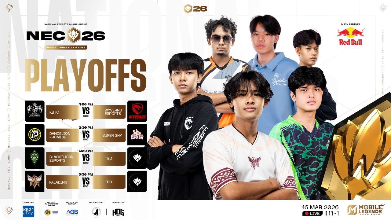 NEC26 MLBB – Playoffs Stage Day 1