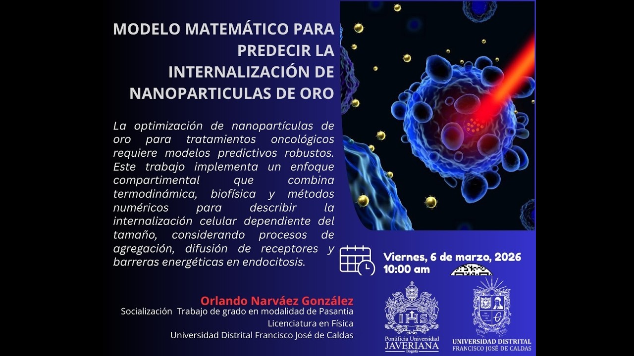 Modelo matemático para predecir la internalización celular denanopartículas de oro
