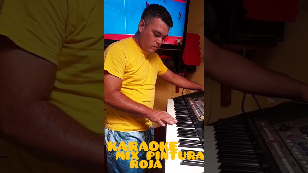 KARAOKE PISTA MIX: PINTURA ROJA EN VIVO