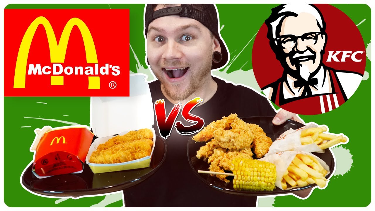 SÚBOJ MENU! McDonalds vs KFC kuracie kúsky (Fastfood)
