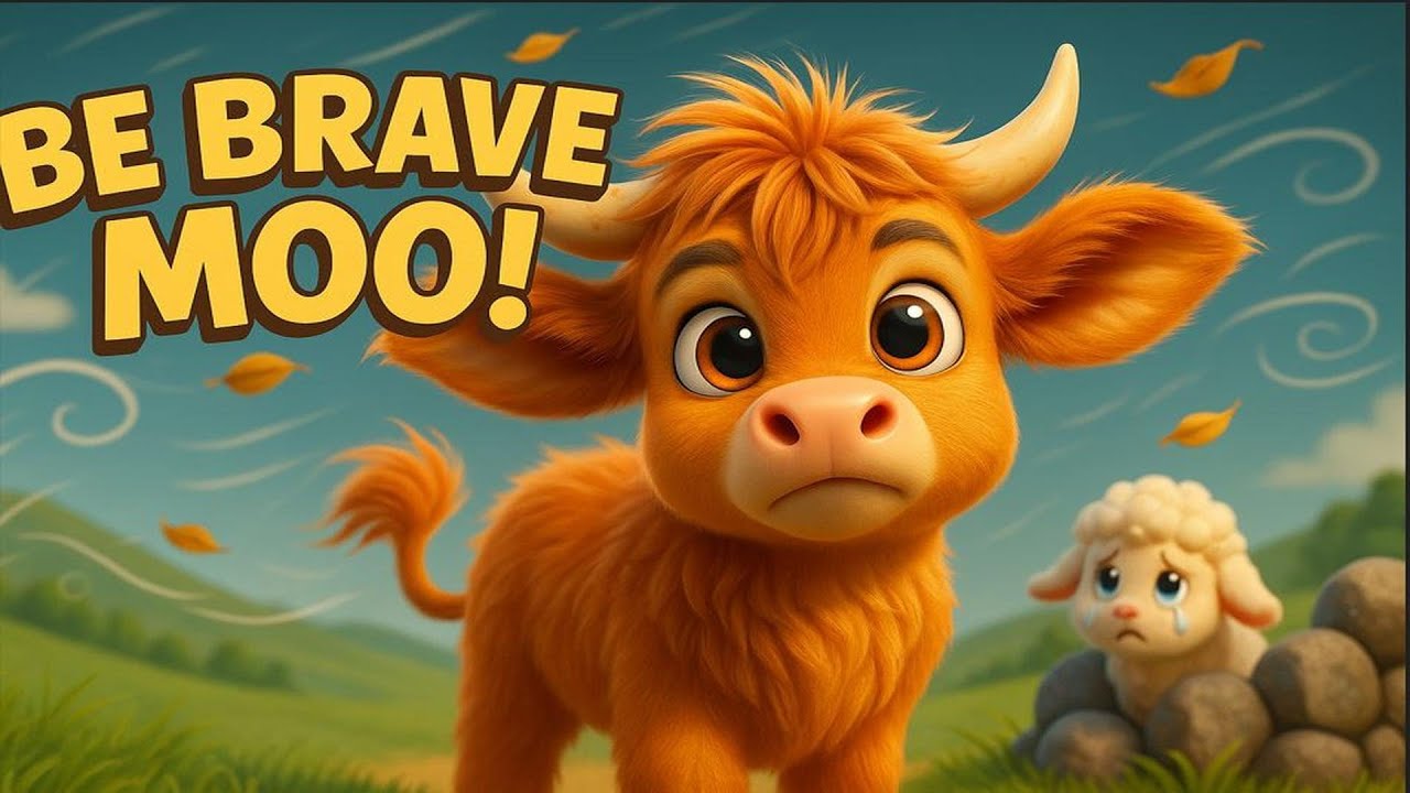 The Brave Highland Cow 