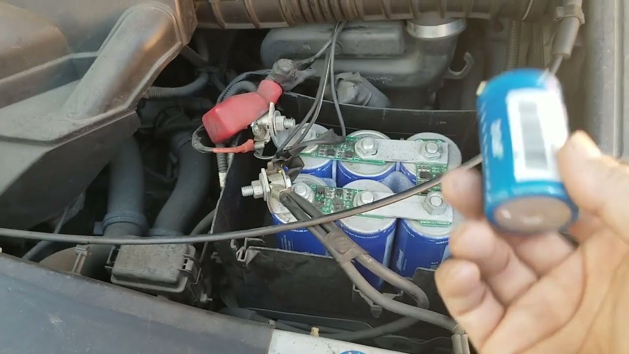 Replace car battery with Ultra or Super capacitor, save more $ links below