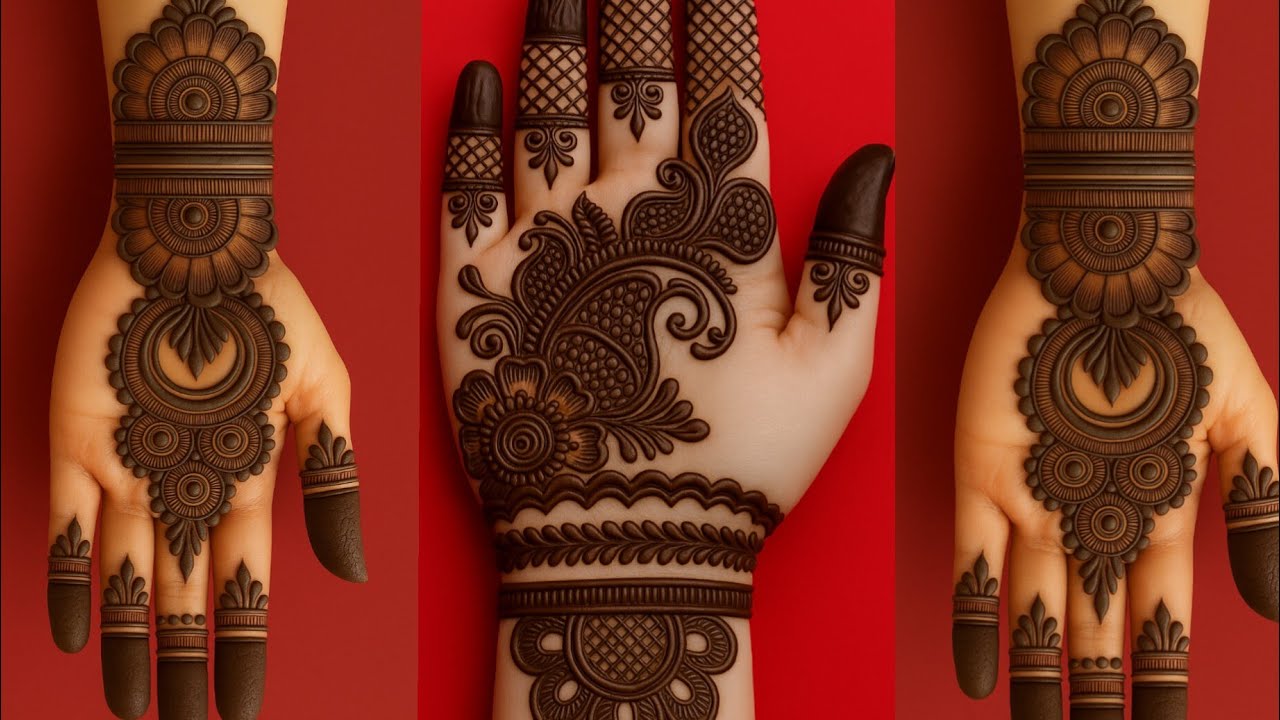 New easy and simple mehndi design | mehandi design simple | mehndi ka design| cone designs |mehandi 