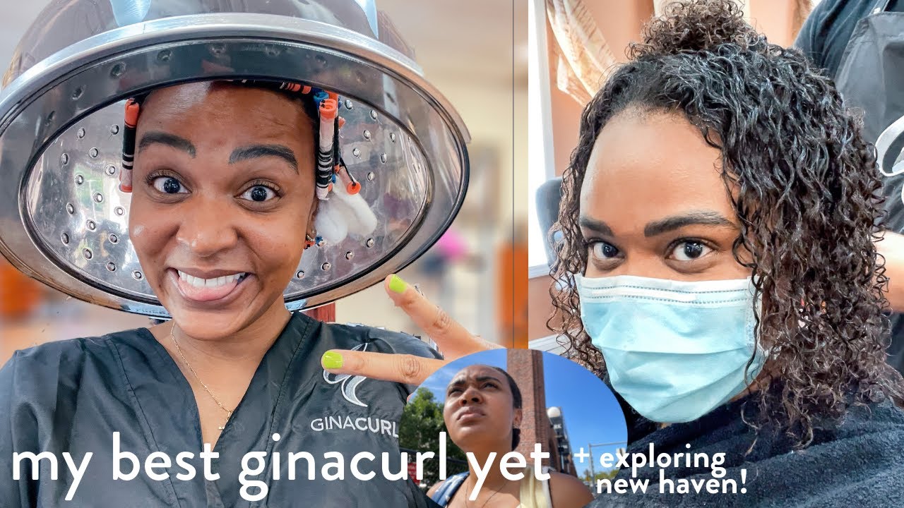 My Third (and Best) GinaCurl Curly Perm! // Curly Hair Salon Vlog