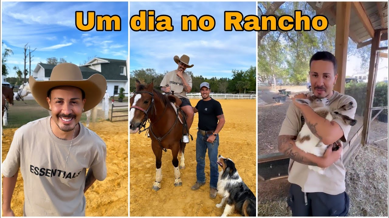 Carlinhos Maia passa o dia num Rancho nos EUA 🤠🐎