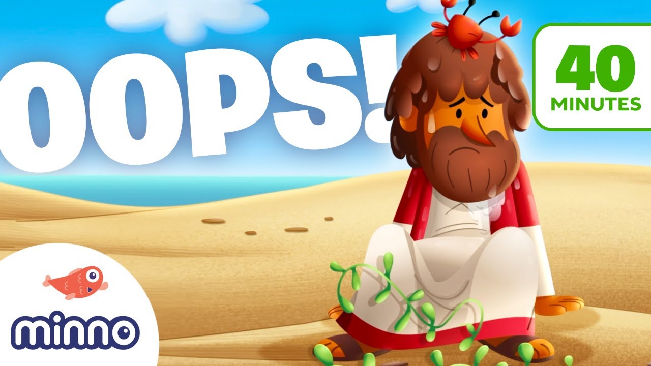 6 Big MISTAKES Made in the Bible (and How God FIXED Them!) | 40 Minutes of Bible Stories for Kids