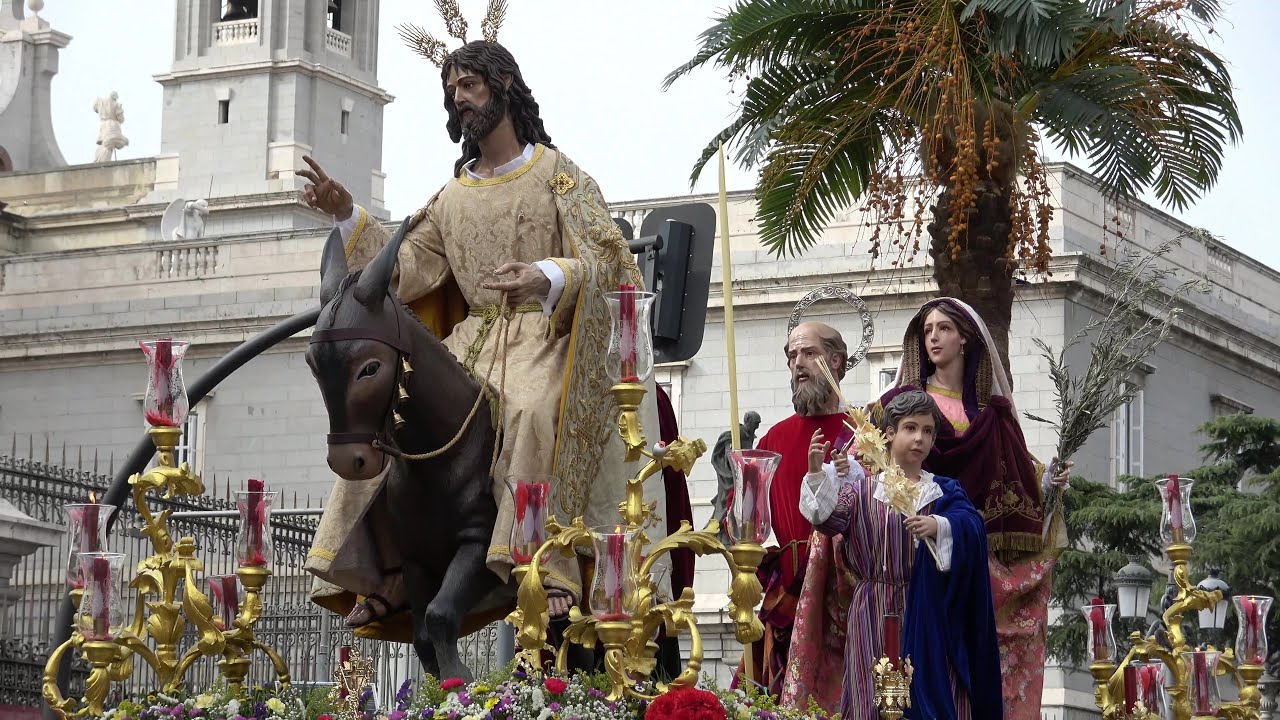 Semana Santa en Madrid 2024: Nuestro Padre Jesús del Amor en su entrada a Jerusalén (La Borriquita)