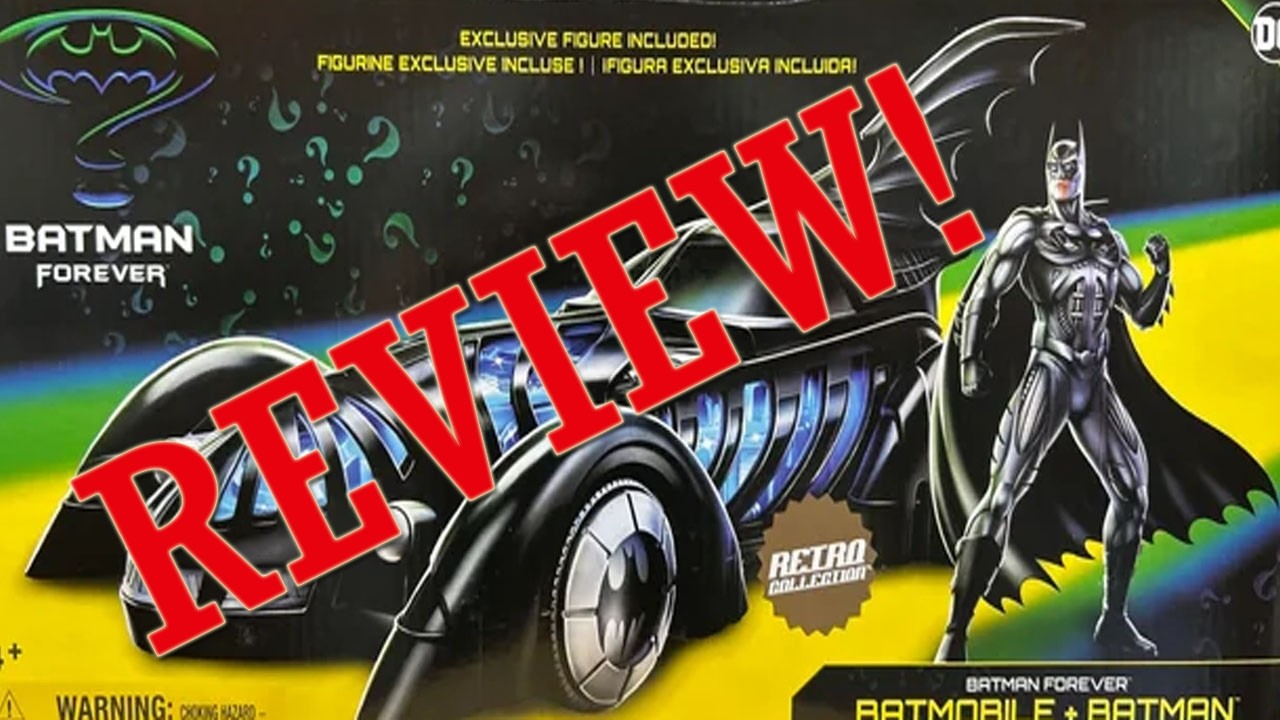 KENNER BATMAN FOEVER BATMOBILE AND BATMAN FIGURE