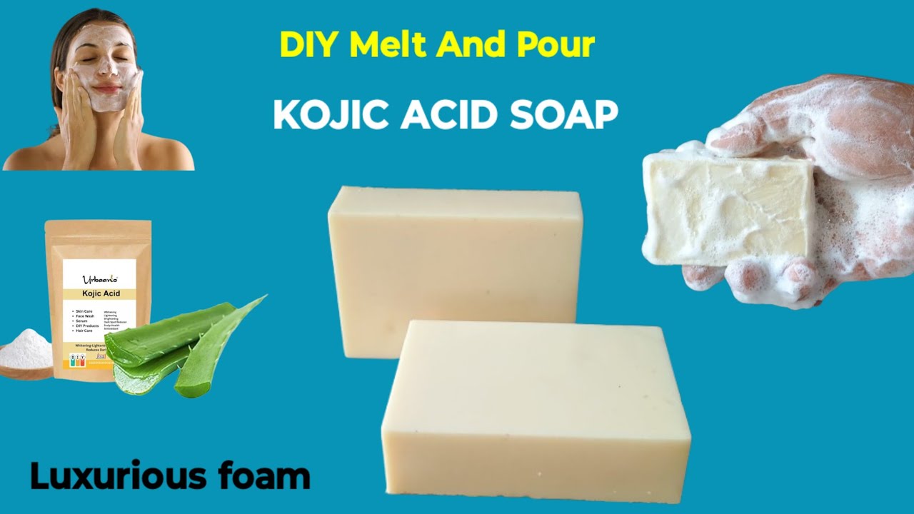 Homemade Real Kojic acid Soap | to remove all stubborn dark spots & pigmentations.