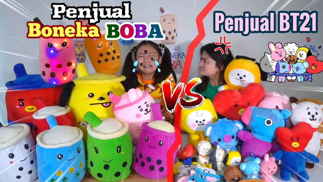 PENJUAL BONEKA BOBA VS PENJUAL BT21 ! Sakit Perut Sampai Nangis Kejer