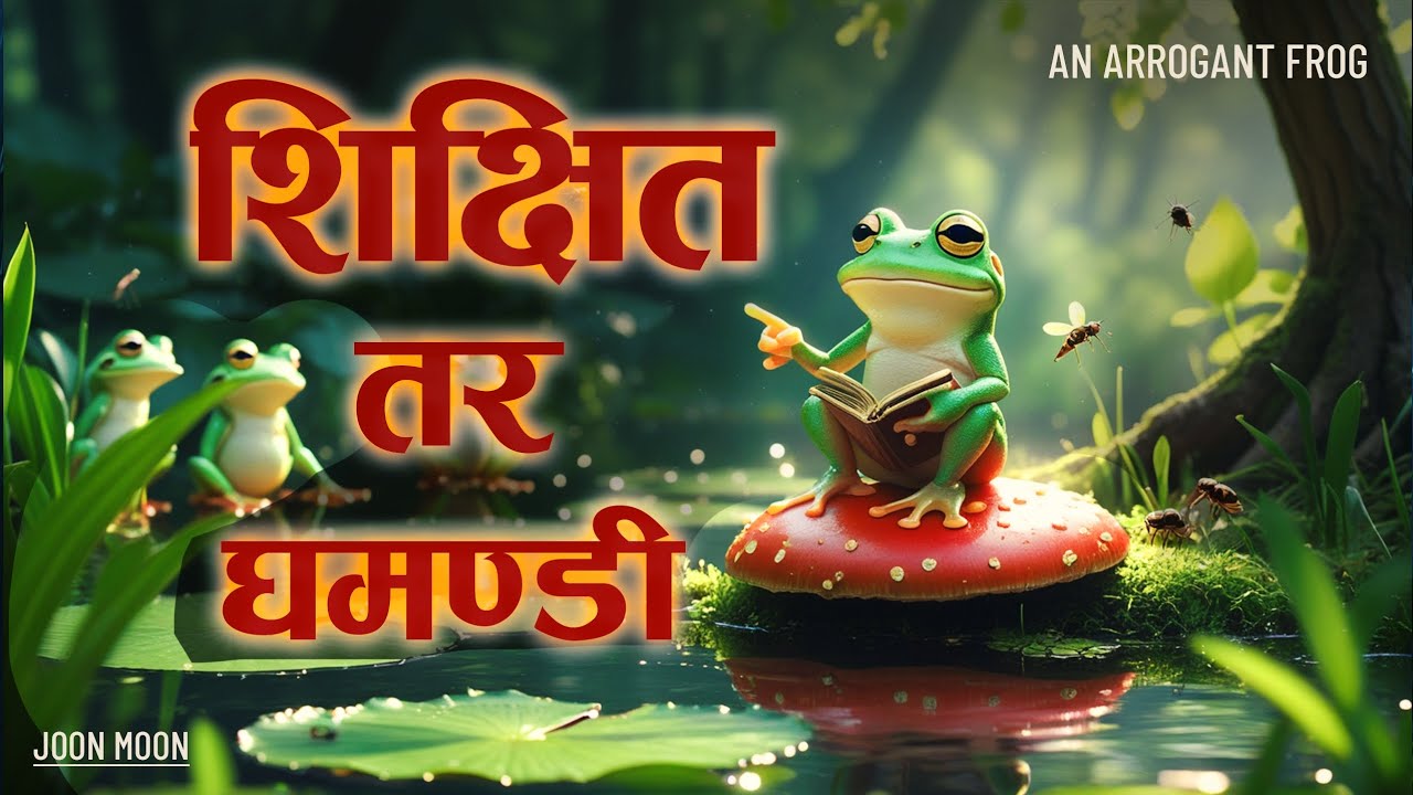 An attogant Frog_घमण्डी भ्यागुतो #moralstories #nepalistoryteller @MoonRise-g6r #animatedstories