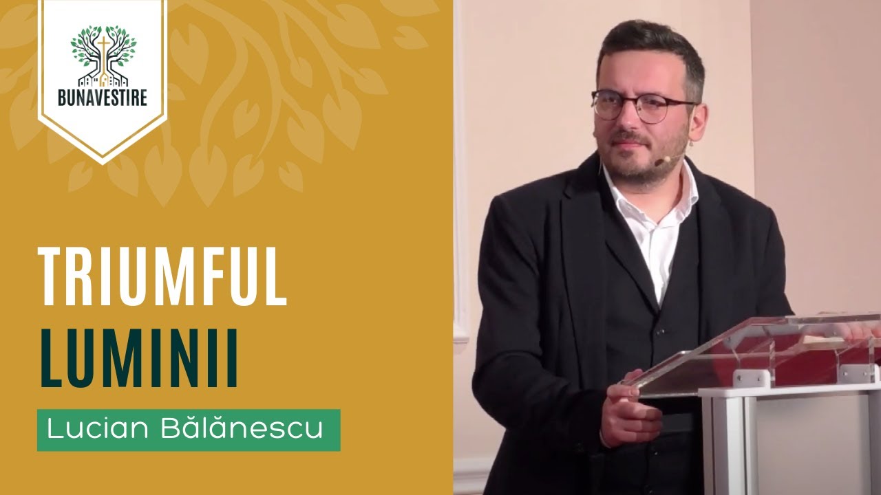 Biserica Bunavestire LIVE - Triumful Luminii - mesaj de Crăciun - Lucian Bălănescu