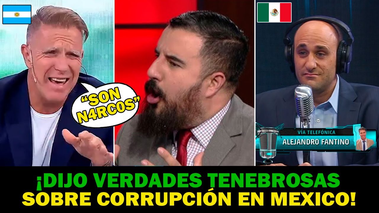🔴PERIODISTA ARGENTINO LLAMA N4RC0S a MEXICANOS| DICE VERDADES TENEBROSAS SOBRE FUTBOL MEXICANO