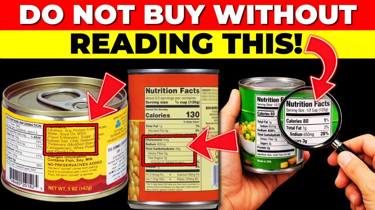 Canned Food Labels Exposed: 6 Critical Red flags!