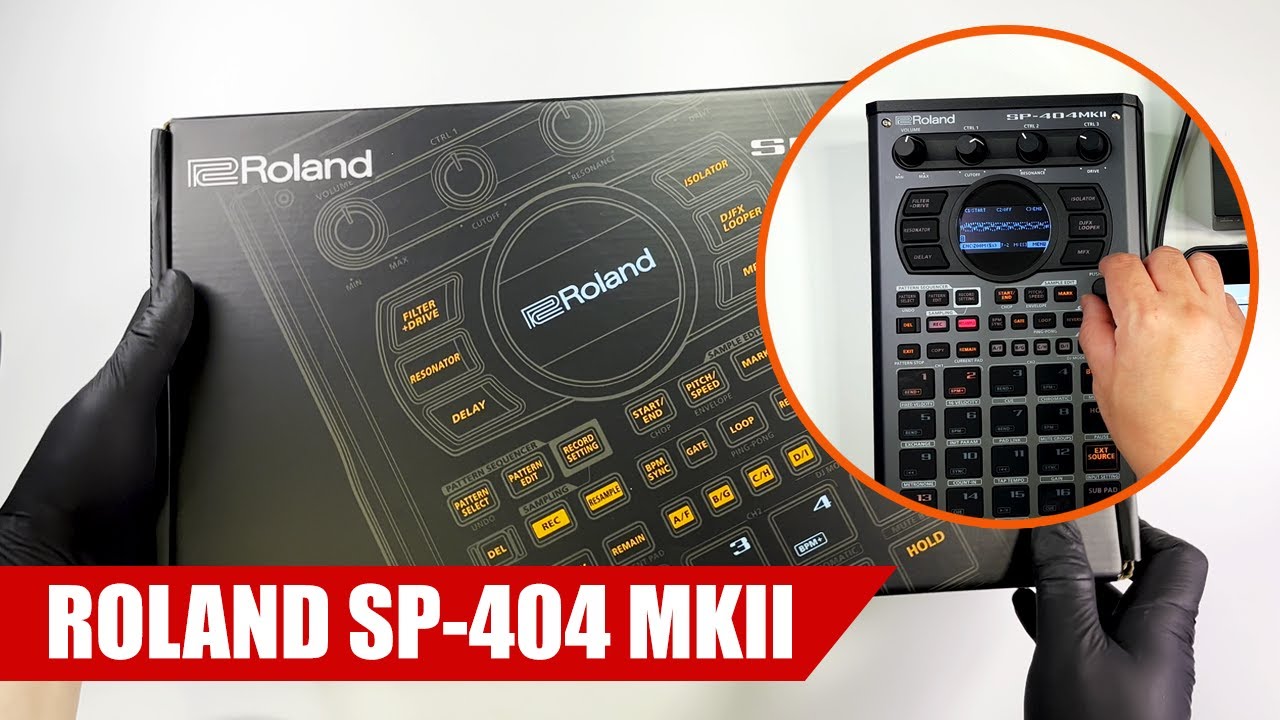Roland SP-404 MKII Unboxing