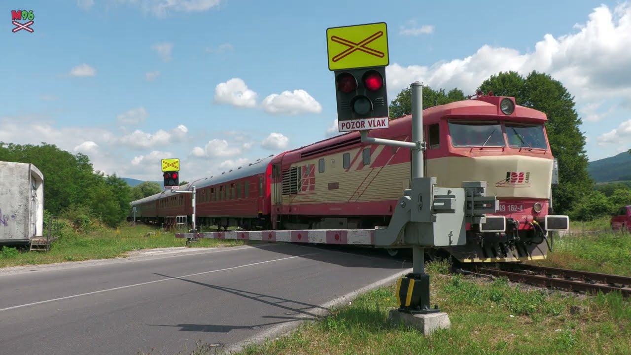 Železničné priecestie Pravenec [SP2373] - 29.6.2025 / Železniční přejezd / Slovak railroad crossing