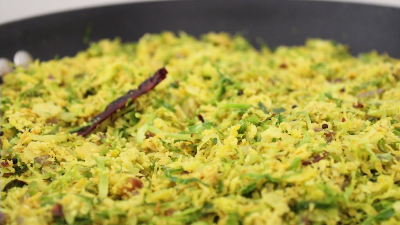 Brussels Sprouts Thoran || Brussels Sprouts || Kerala Style Brussels Sprouts Thoran