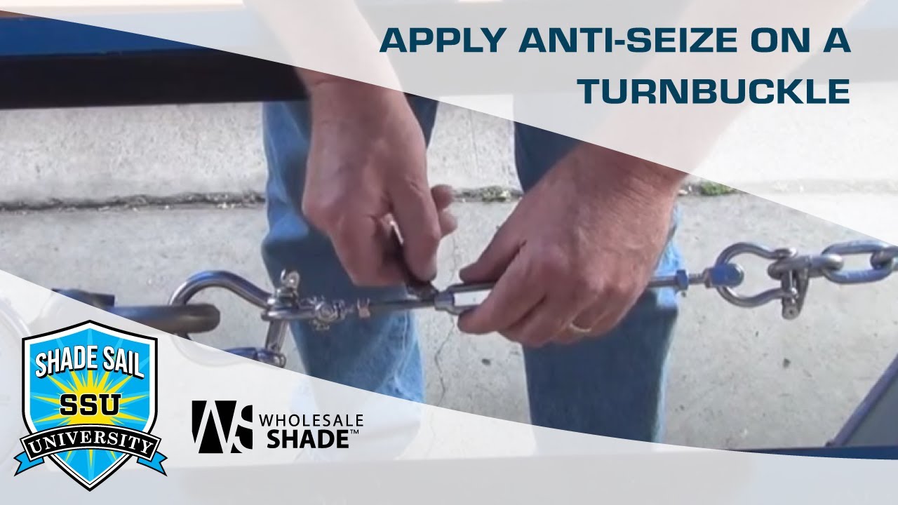Apply Anti-Seize On a Turnbuckle
