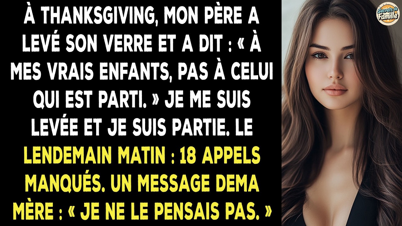 Mon Père A Porté Un Toast À Ses 