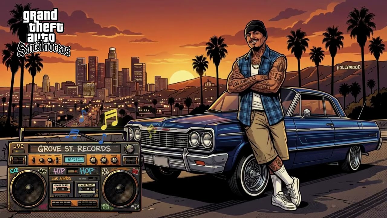 GTA SAN ANDREAS | West Coast Hip Hop Instrumentals - Deep Focus for Night Driving