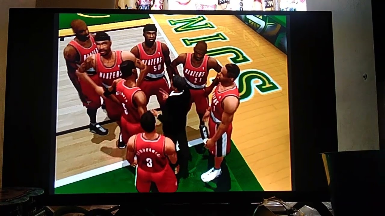 NBA Live 2004 Crazy Ending: Portland Trailblazers vs. Seattle Supersonics