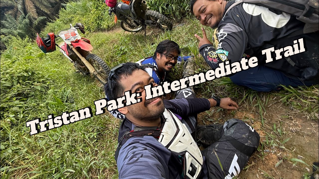 Riding the Intermediate Trails (Single Track) of Tristan Park