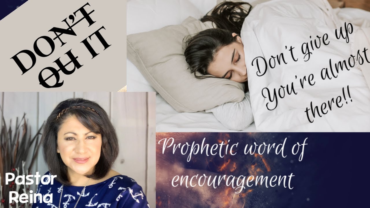 PROPHETIC WORD // STOP!! ✋🏽 DON'T QUIT!!