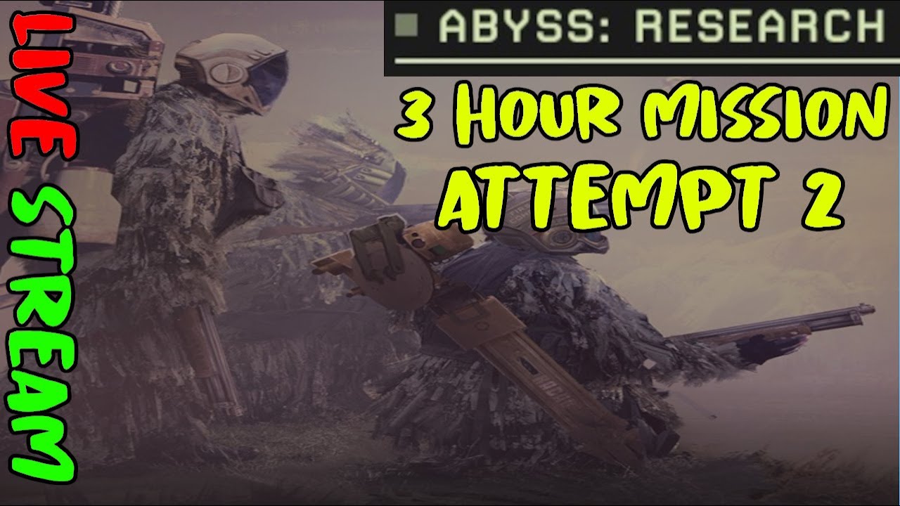 Attempt 2!  Icarus Abyss: Research mission...The new 3 hour mission! (Live Stream R)