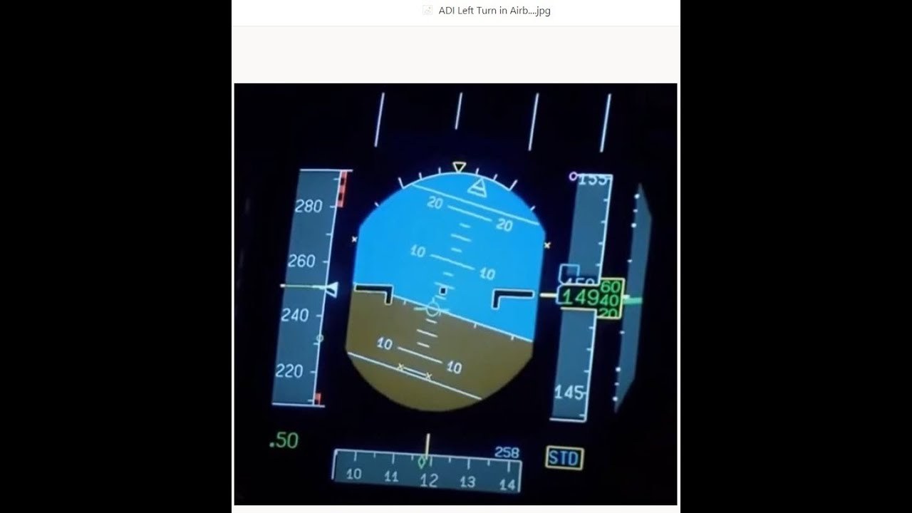ATTITUDE INDICATOR RIGHT AND WRONG AIRBUS 1 min