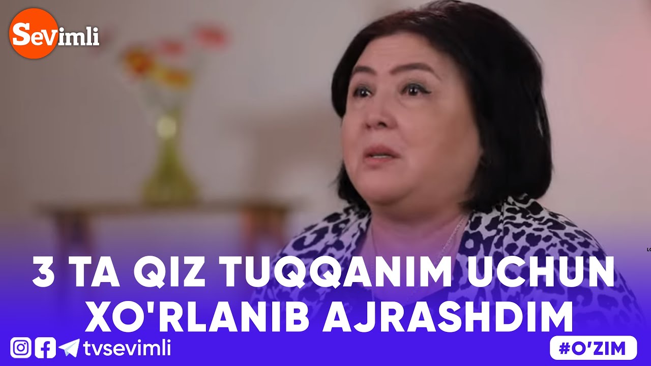 O'ZIM - 3 TA QIZ TUQQANIM UCHUN XO'RLANIB AJRASHDIM