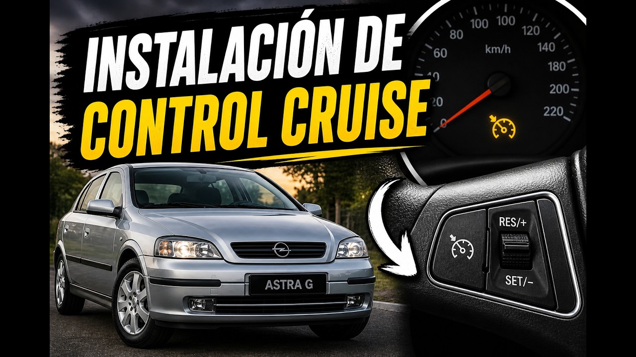Control de crucero en ASTRA G (Z16SE and Z16XE) (Control cruise - tempomat) parte 1 - Preinstalacion