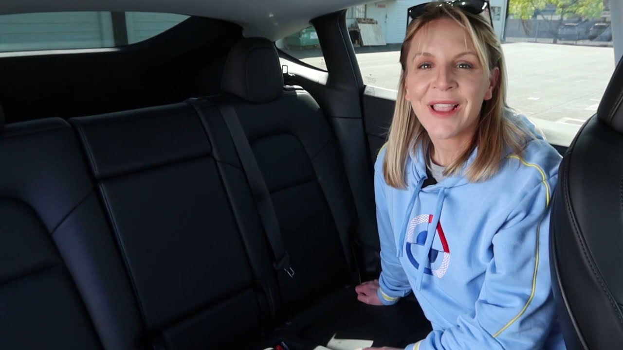 Tesla Model Y - Rear Facing 3-Across Car Seats with NUNA EXEC