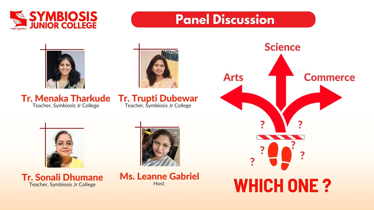 Which Stream After 10th? | Science vs Commerce vs Arts | Panel Discussion | Symbiosis Jr College 🎯